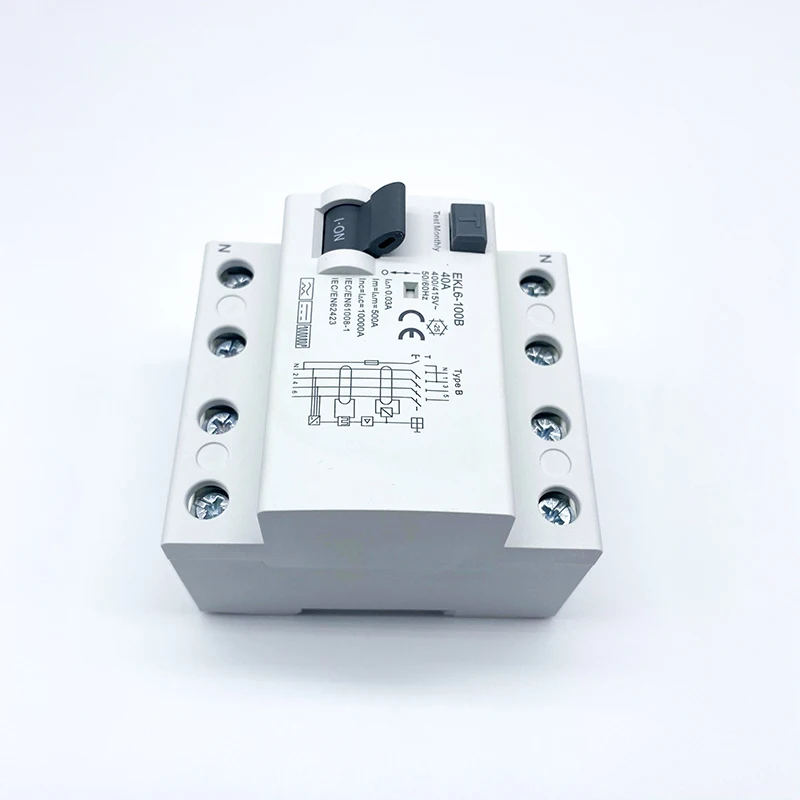 Din Rail Circuit Breaker - Wyłączniki różnicowoprądowe typu B RCCB RCD