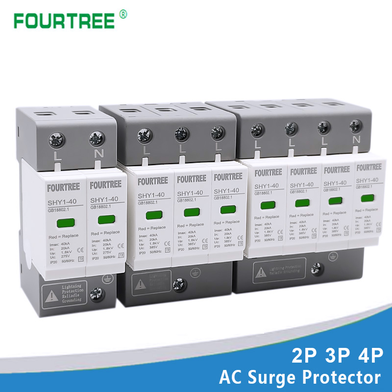 Ac Surge Protector - AC SPD ochrona przeciwprzepięciowa 2P 3P