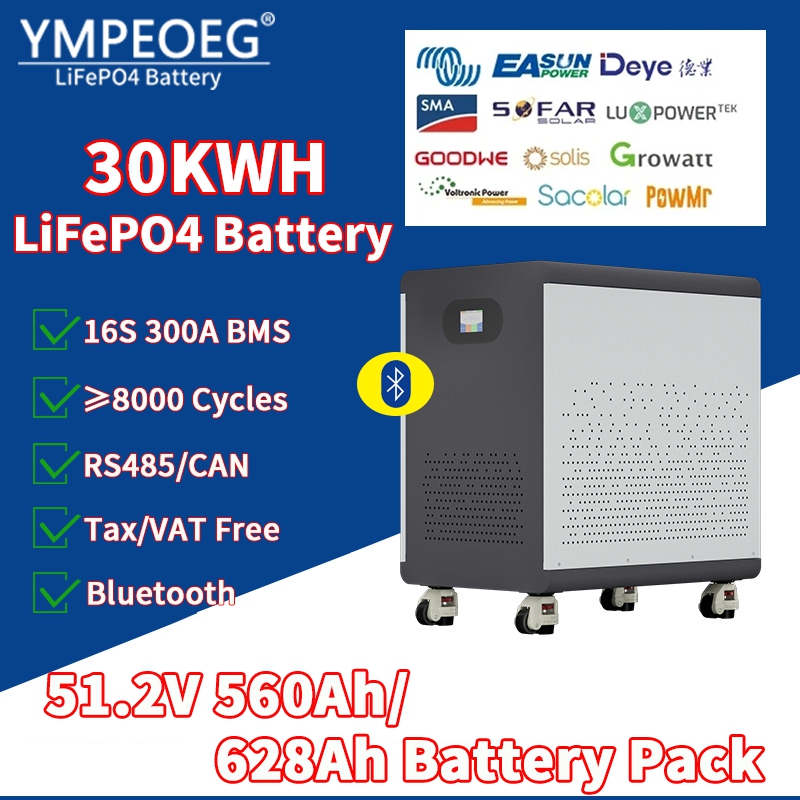 Renewable Energy Infrastructure - Akumulator LiFePO4 51.2V 560Ah/628Ah o pełnej
