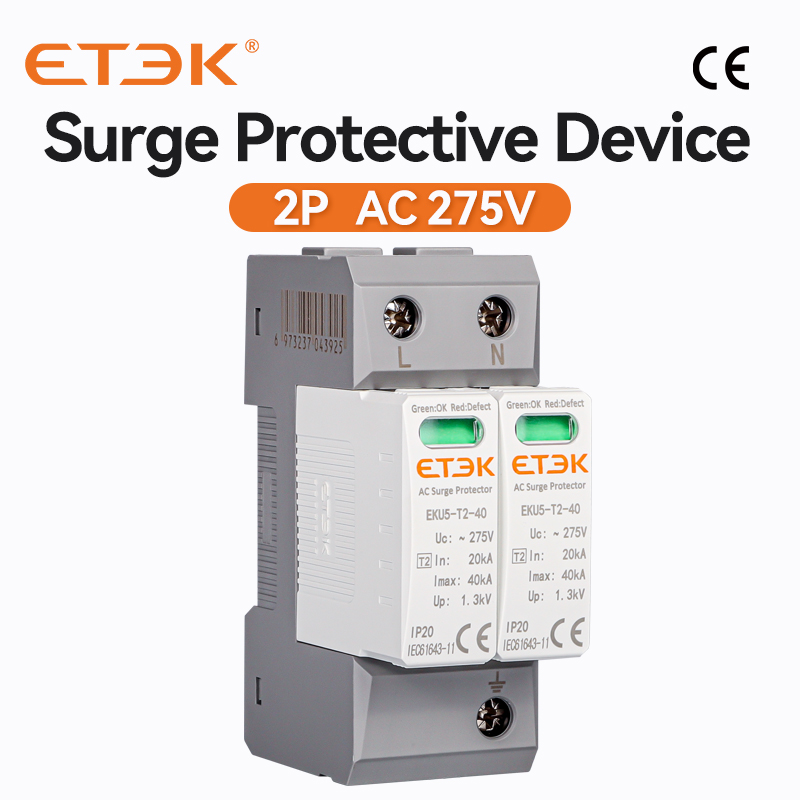 Ac Surge Protector - Ogranicznik przepięć ETEK Typ 2 SPD,