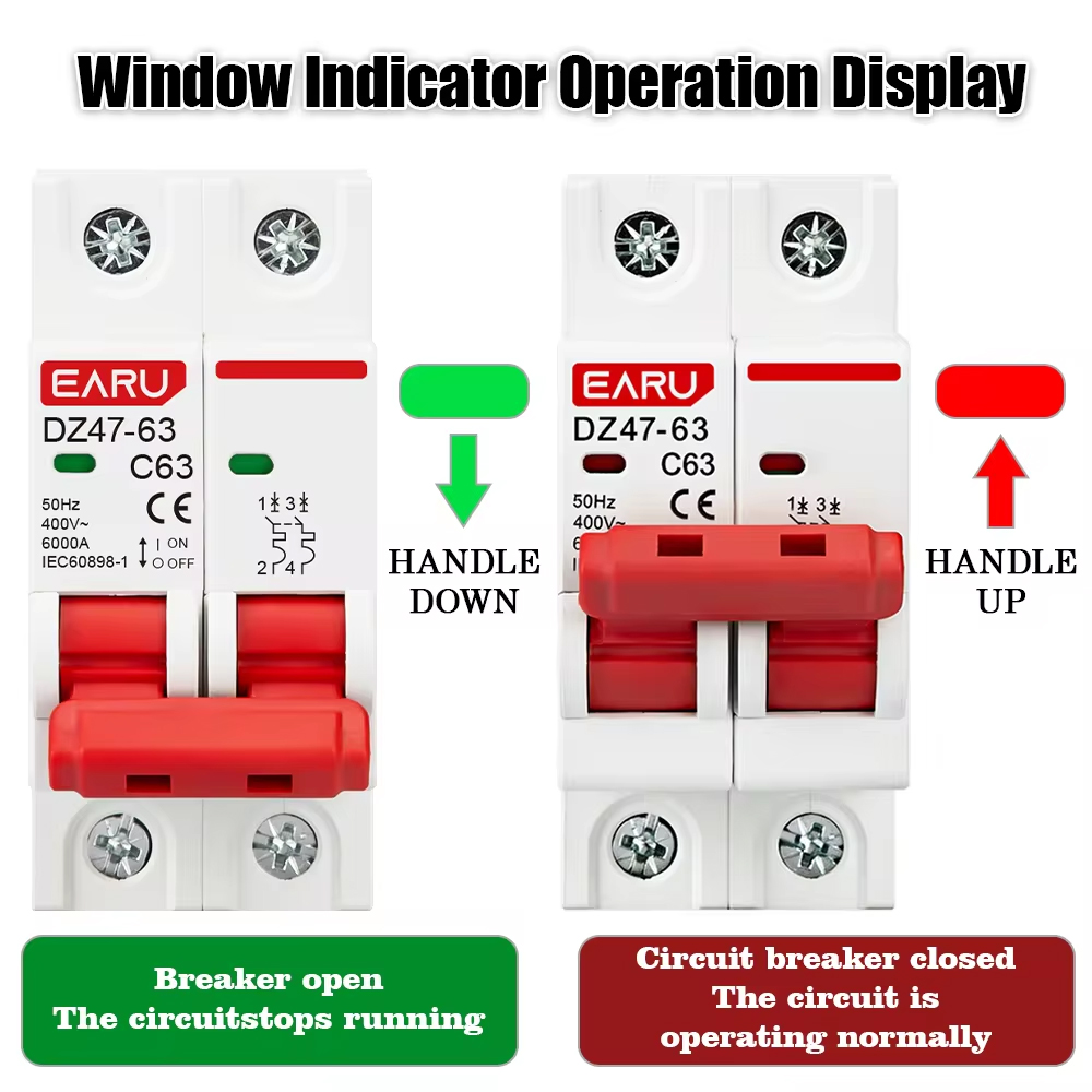 Wyłącznik nadprądowy EARU DZ47 – Din Rail Circuit Breaker recenzja i cena