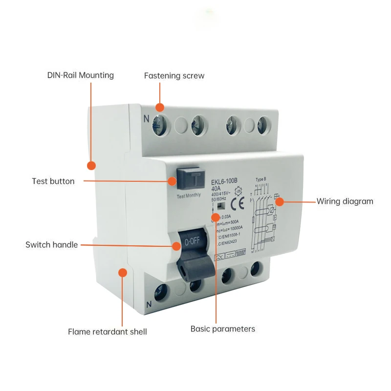 Wyłączniki różnicowoprądowe ty – Din Rail Circuit Breaker recenzja i cena