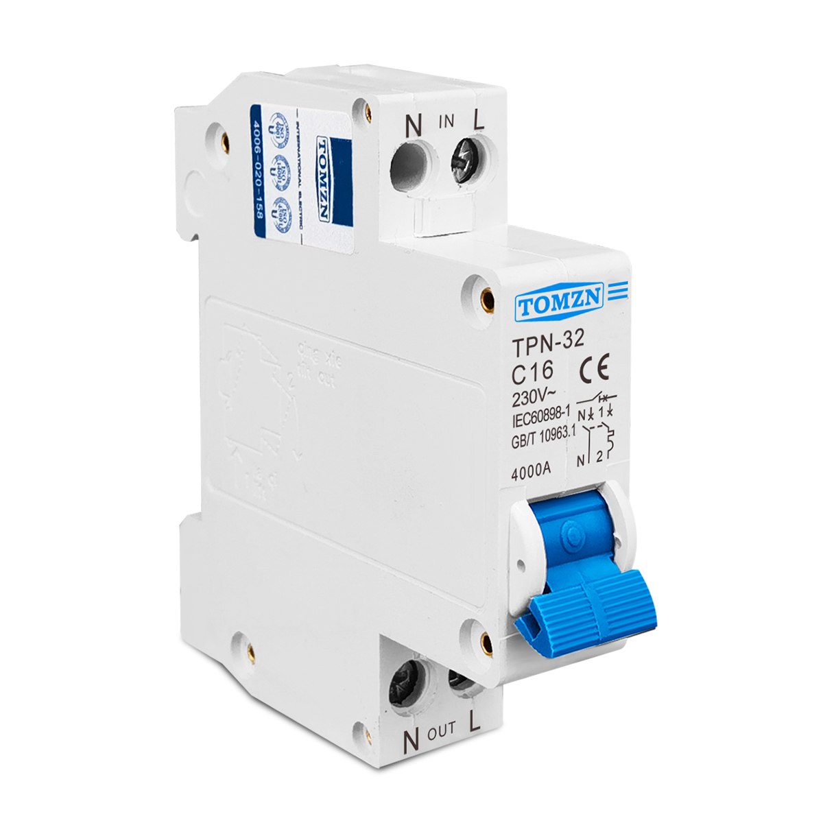 Wyłącznik automatyczny TOMZN T – Din Rail Circuit Breaker recenzja i cena