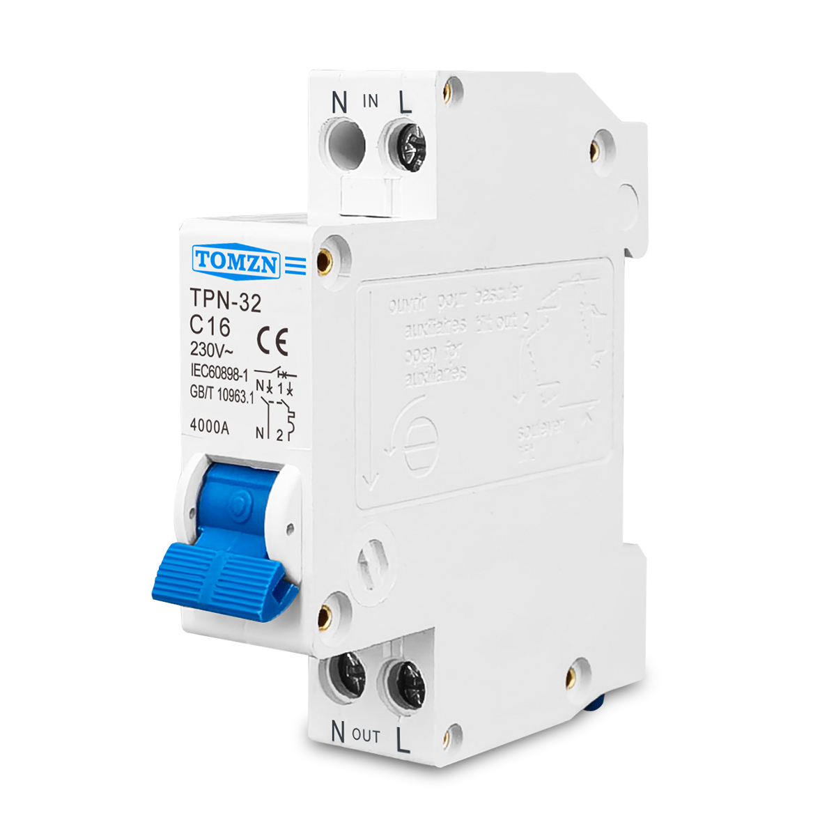 Wyłącznik automatyczny TOMZN T – Din Rail Circuit Breaker recenzja i cena