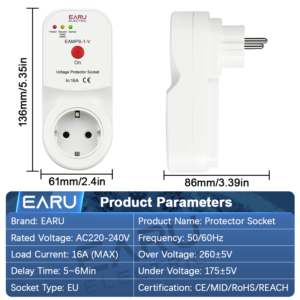 Automatyczny wyłącznik przeciw – Ac Surge Protector recenzja i cena