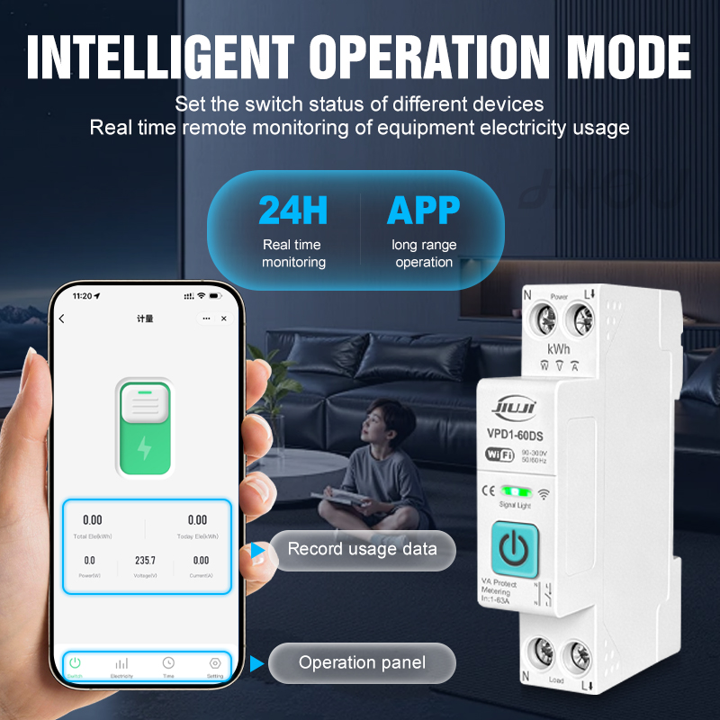 Inteligentny przełącznik WiFi  – Din Rail Circuit Breaker recenzja i cena