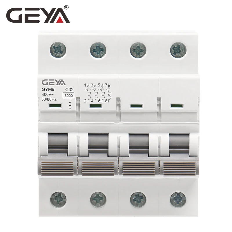 GEYA GYM9 4P MCB 6A-63A 6KA Wy – Din Rail Circuit Breaker recenzja i cena