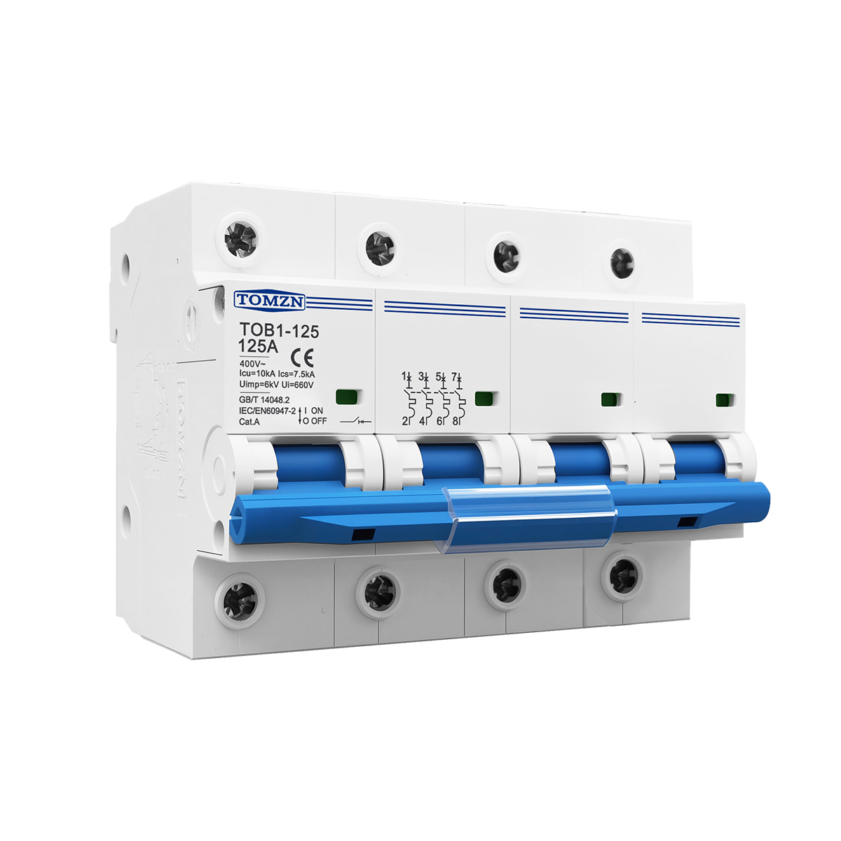 Wyłącznik nadprądowy MCB 1P 2P – Din Rail Circuit Breaker recenzja i cena