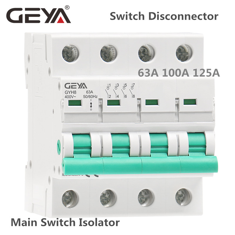 Wyłącznik główny GEYA GYH8 na  – Din Rail Circuit Breaker recenzja i cena