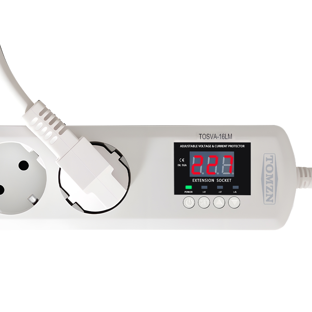 TOMZN TOSVA-16LM Gniazdo z wty – Ac Surge Protector recenzja i cena